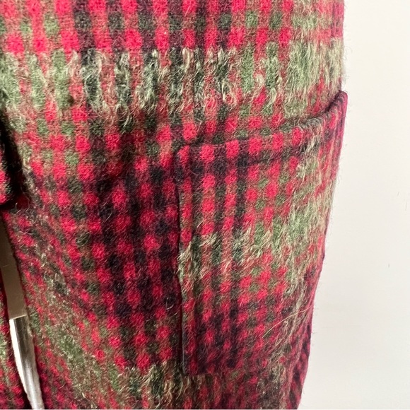 Vintage wool vest longline plaid - Picture 3 of 5